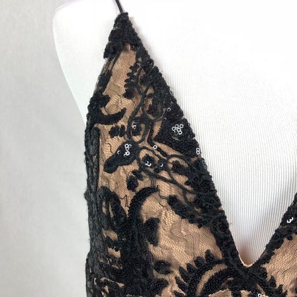 NEW Free People Night shimmers lace dress - Picture 3 of 8